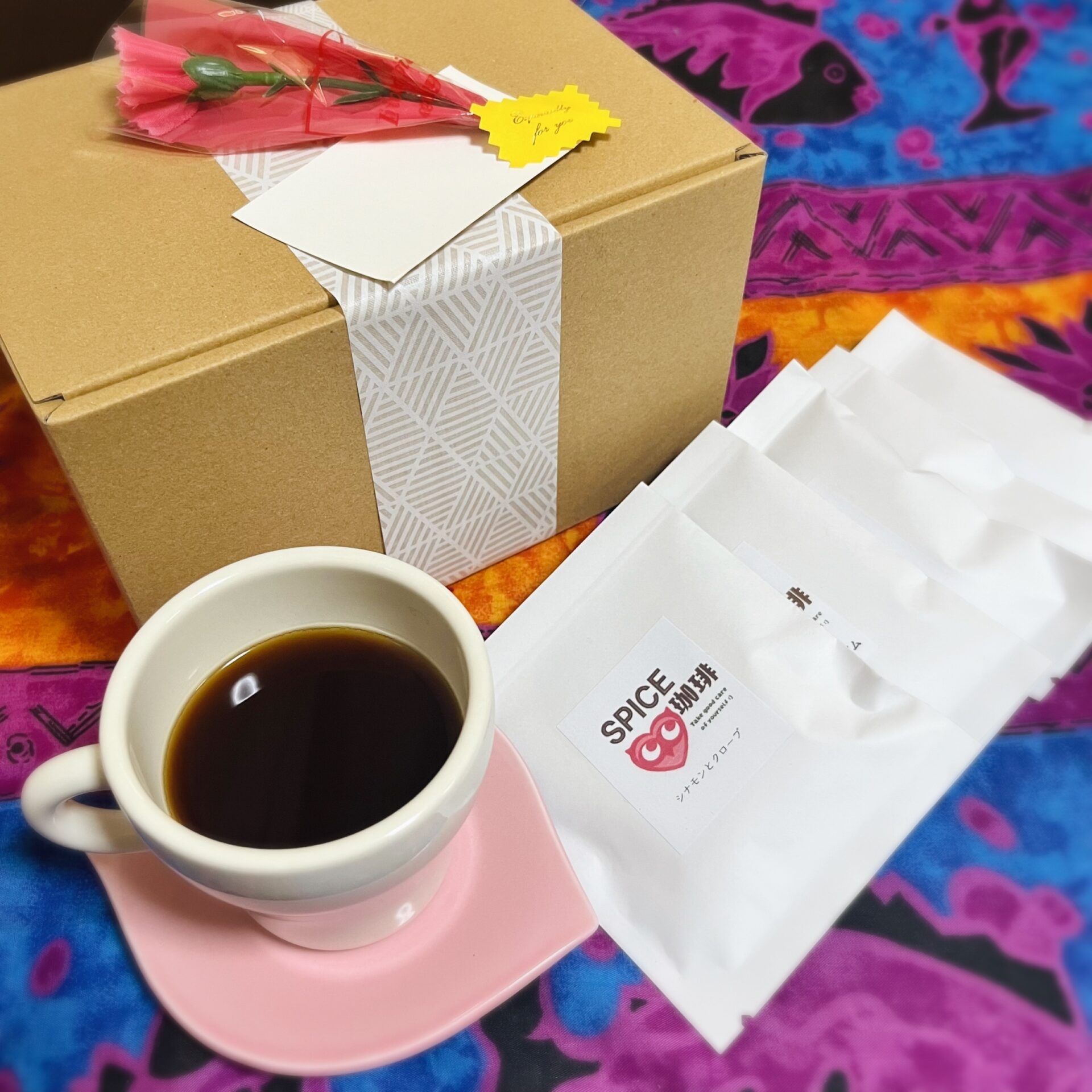 母の日ギフト♪美濃焼カップとコーヒーバッグ5Pセット