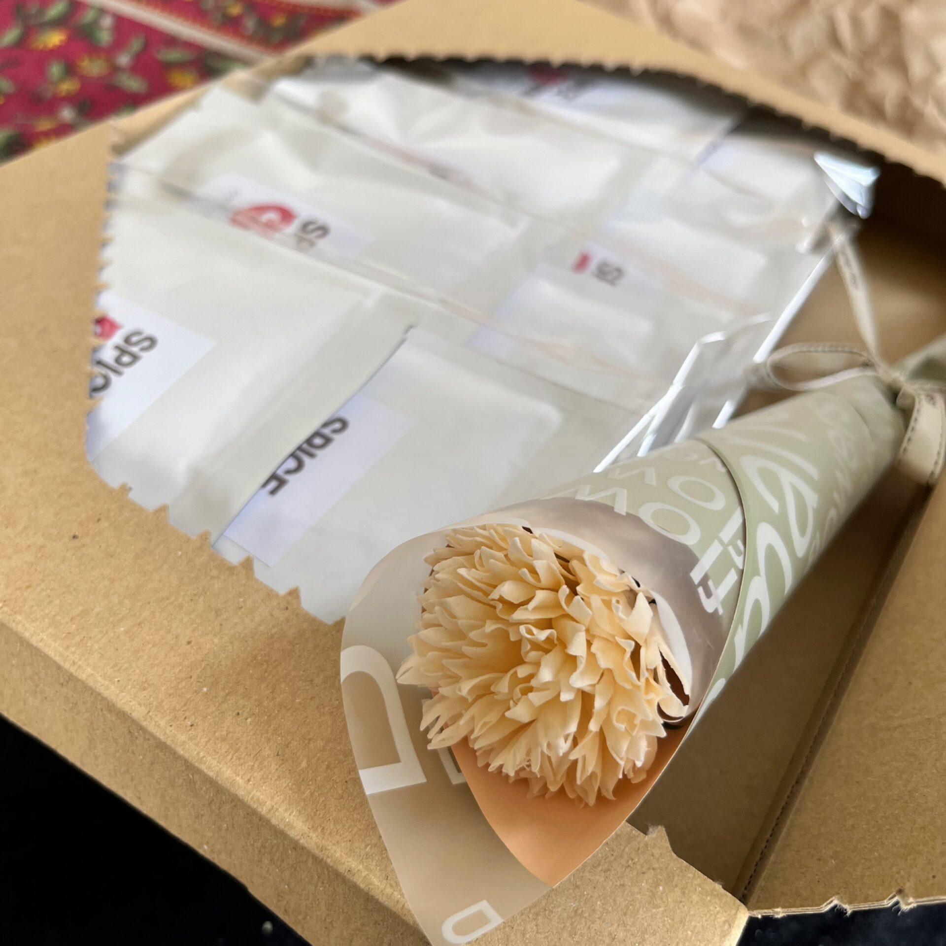 父の日に◎♪おまかせコーヒーバッグ8Ｐとフラワーソープのギフト